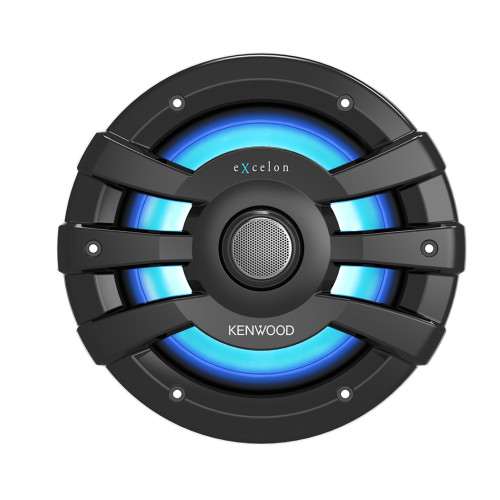 Kenwood eXcelon XM77BL 7.7" 100W RMS 4 Ohm IPX6 2-Way Coaxial Speakers (Black)