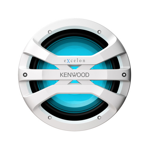 Kenwood Excelon XM1041WL 10" 1300W Motorsports Subwoofer w/ Illumination (White)