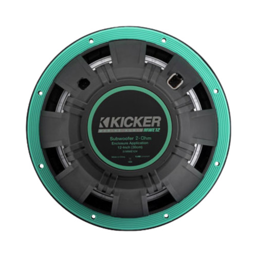 Kicker 51MWE122 12" Single Voice Coil 2-Ohm 450W RMS Marine Component Subwoofer