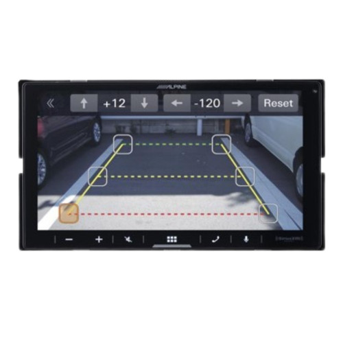 Alpine ILX-W770-M 7"" Multimedia Receiver w/ PWE-S8 8" Compact Powered Subwoofer