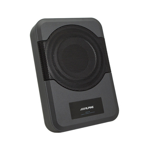 Alpine PWE-S8 8" Powered Subwoofer with 2-Pack S2-S68 6x8" Coaxial Speakers