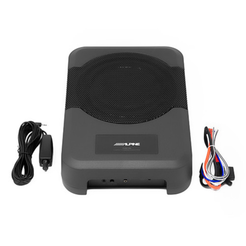 Alpine PWE-S8 8" Powered Subwoofer with 2-Pack S2-S65 6.5" Coaxial Speakers