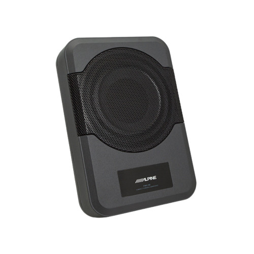 Alpine PWE-S8 8" Compact Powered Subwoofer with S2-S80C 8" Component Speakers