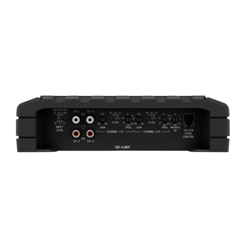 Alpine S2-A36F 4-Channel Car Amp w/ S2-S40C 4" 2-Way Component Speakers