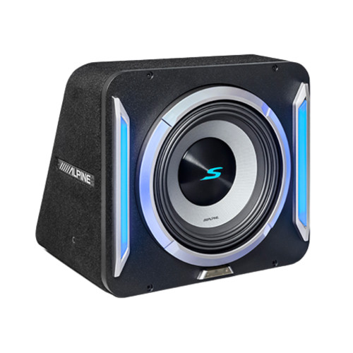 Alpine S2-A55V 5-Channel Amplifier w/ S2-SB10 10" 600W RMS Subwoofer Enclosure