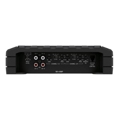 Alpine S2-A36F 4-Channel Car Amplifier w/ S2-S80C 8" 2-Way Component Speakers