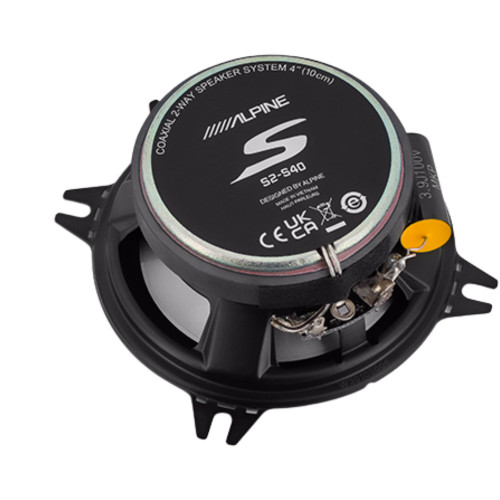 Alpine S2-S40 & S2-S50 4" & 5.25" Coaxial Speakers w/ S2-W10D4 10" Subwoofer