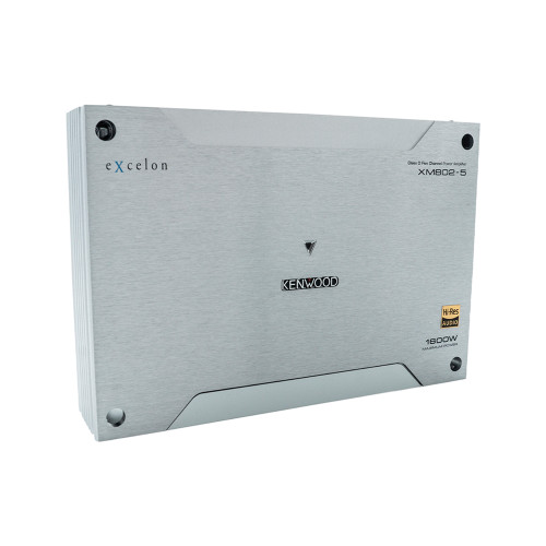 Kenwood Excelon XM802-5 Class D 1600W Max Power 5-Channel Marine Amplifier