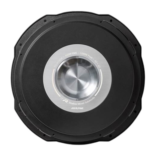 Open Box Alpine R-Series RS-W12D4 12" 4-Ohm DVC Shallow Mount Subwoofer