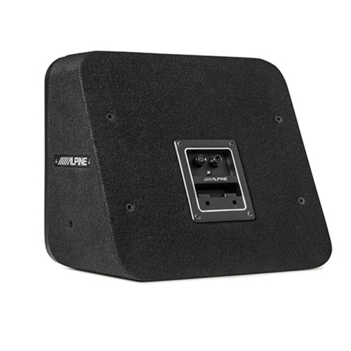 Open Box Alpine S-Series S2-SB8 8" Preloaded Subwoofer Wedge Enclosure & 300W RMS Power