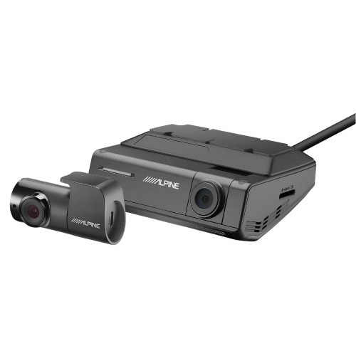Open Box Alpine DVR-C320R WiFi & GPS Enabled Stealth Dash Camera