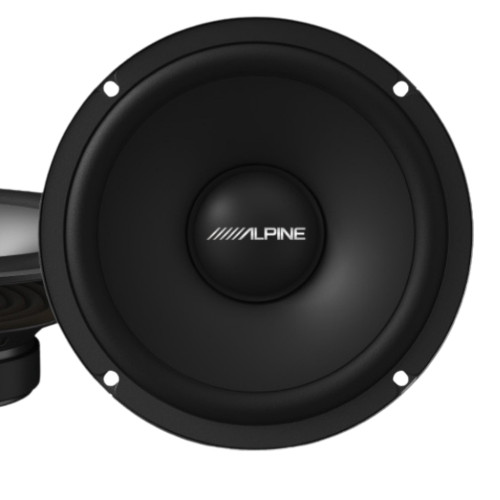 Open Box Alpine EL-E65C E-Series 6.5" 160 Watts Peak Power 4-Ohm 2-way Component Speakers