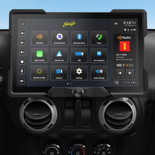 Open Box Stinger SRX-JK11128 12.8" Multimedia Infotainment System for Jeep Wrangler JK