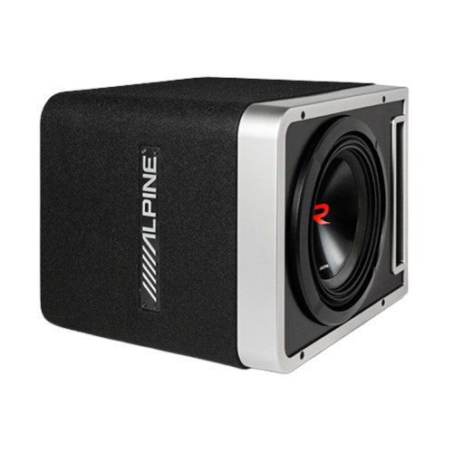 Alpine R2-A150M Mono Amplifier w/ 2-Pack R2-SB10V Preloaded Subwoofer Enclosure