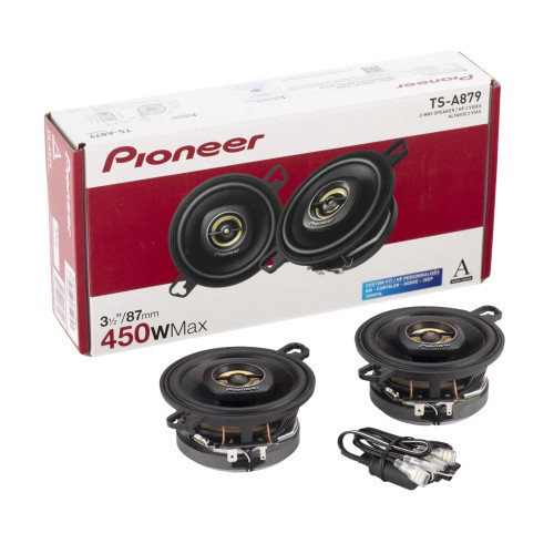 Refurbished Pioneer TS-A879 3.5" 2-Way 450W Max Power Car Audio Coaxial Speakers