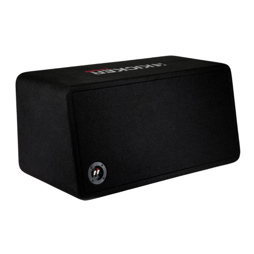 Open Box Kicker 48DCWR122 Dual 12" Ported Enclosure CompR Subwoofers with 2000 Watts Peak