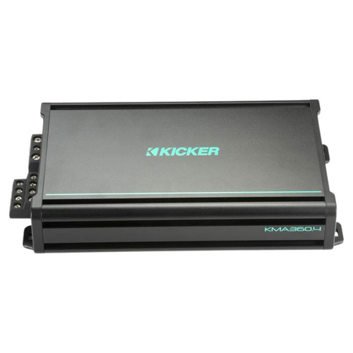 Open Box Kicker 48KMA3604 Class A/B Multi-Channel Marine Amplifier w/ 500W Dynamic Power