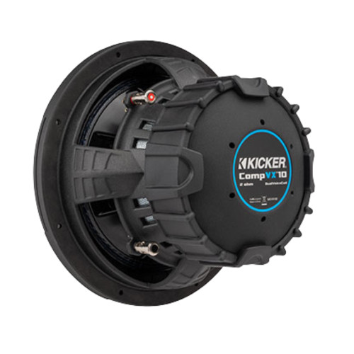 Open Box Kicker 50CVX104 10" 600 Watts RMS CompVX Dual Four-Ohm Voice Coils Subwoofer