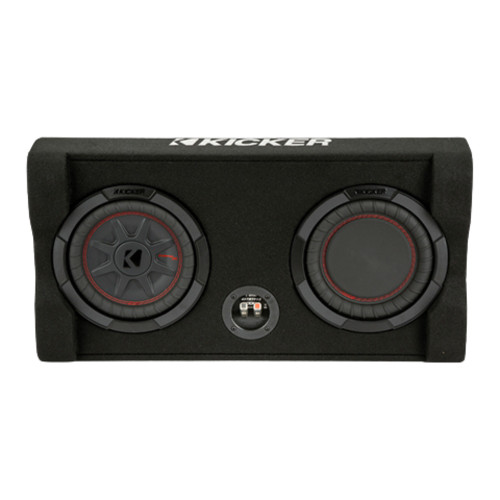 Open Box Kicker 48TRTP82 Sealed Down-Firing 8 Inch CompRT 2-Ohm Subwoofer Enclosure