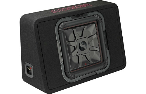 Open Box Kicker 49L7TDF122 12" Down-Firing Loaded Subwoofer Enclosure with 600 Watts RMS