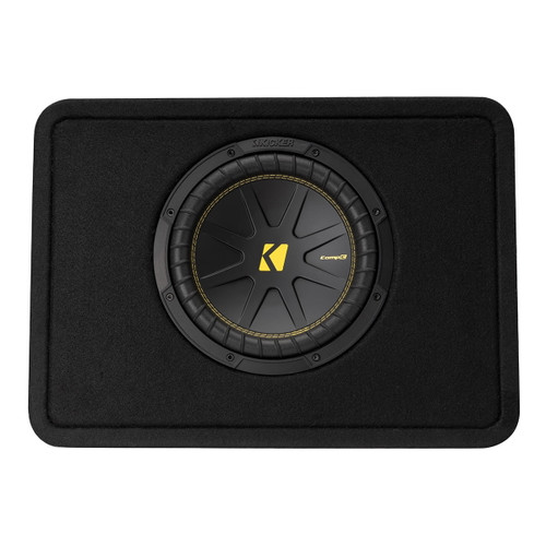 Open Box Kicker 50TCWC104 50 Series CompC 10" Sub Enclosure, 500W Peak Power