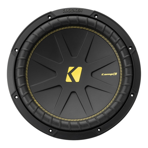 Open Box Kicker 50CWCD124 CompC Series 12" 150W RMS 4 Ohm 2-Voice-Coil Subwoofer