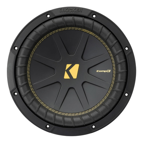 Open Box Kicker 50CWCD104 10" 4Ω DVC CompC Sub w/ Ribbed Polyurethane Surround