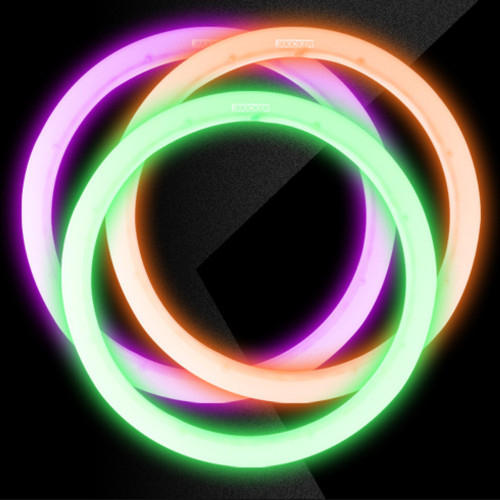 Open Box Kicker 50KLSR65 6.5" Weather-Proof Polycarbonate Led Lighted Speaker Ring (Pair)