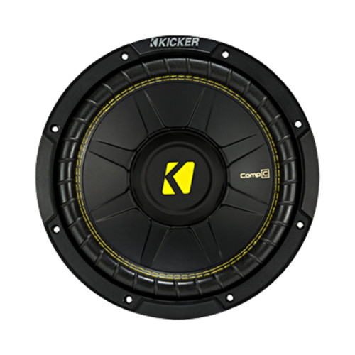 Open Box Kicker 44CWCD104 CompC Series 10" Dual Four-Ohm Voice Coil Subwoofer