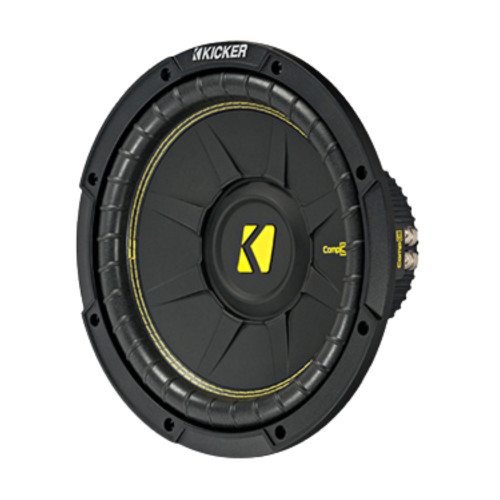 Open Box Kicker 44CWCD104 CompC Series 10" Dual Four-Ohm Voice Coil Subwoofer