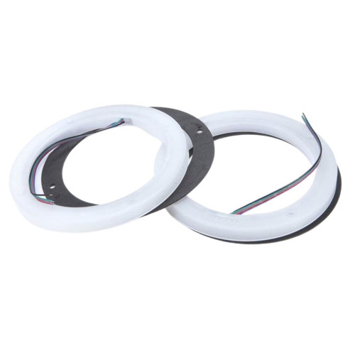 Open Box Kicker 47KLSR65 KLSR 6-1/2 Inch Weather Proof KMLC LED Lighted Speaker Rings