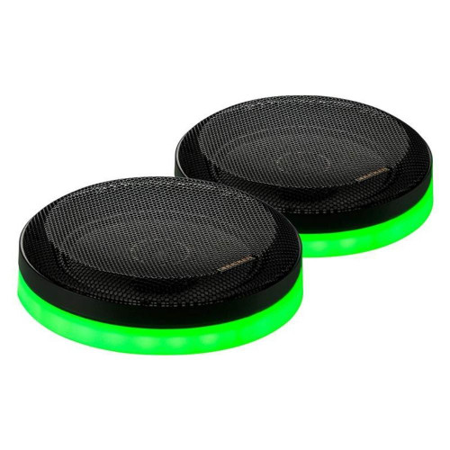 Open Box Kicker 47KLSR65 KLSR 6-1/2 Inch Weather Proof KMLC LED Lighted Speaker Rings