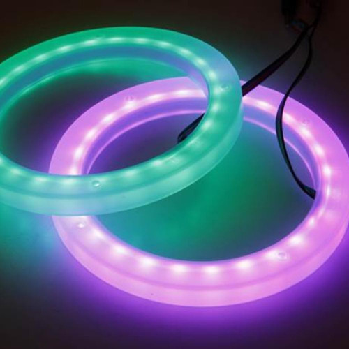 Open Box Kicker 47KLSR65 KLSR 6-1/2 Inch Weather Proof KMLC LED Lighted Speaker Rings