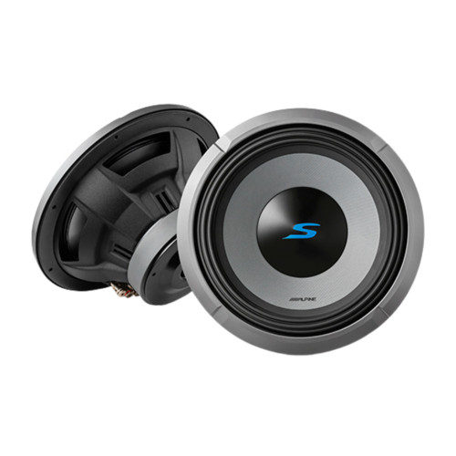 Alpine S2-W12D4 12" Subwoofer w/ S2-S69 Coaxial & S2-S80C Component Speakers