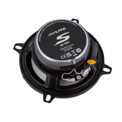 Alpine S2-W10D4 10" Subwoofer with S2-S50 5.25" & S2-S69 6x9" Coaxial Speakers