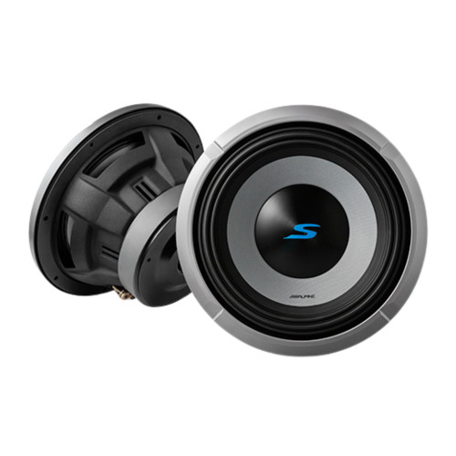 Alpine S-Series 2-Pack S2-W10D2 10" Dual 2-Ohm Voice Coils Component Subwoofer