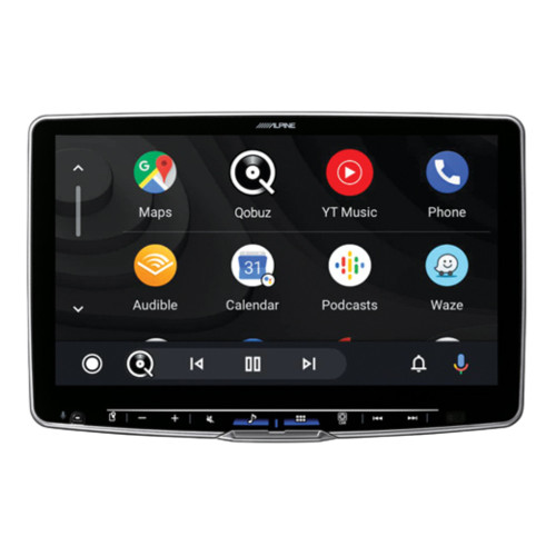 Alpine ILX-F511 11" Multimedia Receiver with 2-Pack S2-S68 6x8" Coaxial Speakers