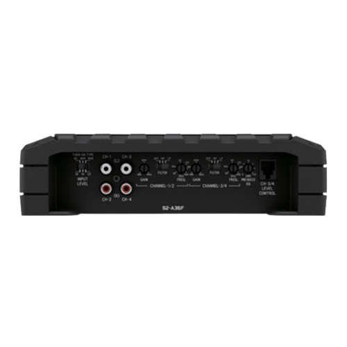 Alpine S-Series S2-A36F 4-Channel Amplifier w/ 2-Pack S2-S40 4" Coaxial Speakers