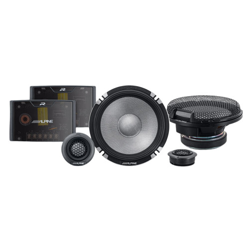 Alpine R-Series 2-Pack R2-S652 6.5" 300W Peak 2-Way Pro Component Speakeres