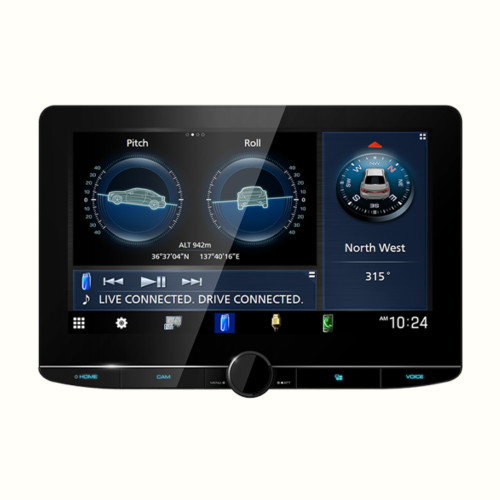 Kenwood DMX1058XR 10.1" 1-DIN Multimedia Receiver with License Plate Camera