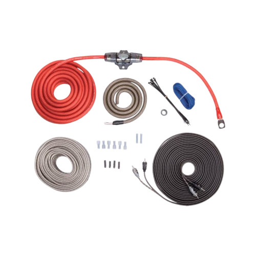 Rockford Fosgate P300-12T 12" Truck Sub Enclosure & RFK4X 4 AWG Amp Wiring Kit