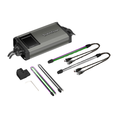 Rockford Fosgate M5-800X4 Marine Amplifier w/ M1-65B, M1WL-65MB Speakers