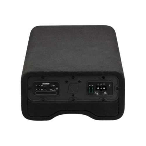 Open Box Kicker 53PL7TDF10 500 Watts RMS Powered Down-Firing 10" Subwoofer Enclosure