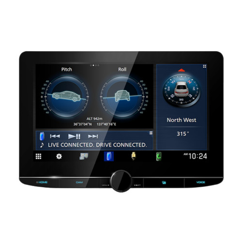 Kenwood DMX1038S 10.1" Multimedia Receiver with SXV300V1 SiriusXM Tuner