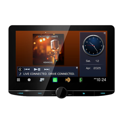 Kenwood DMX1038S 10.1" Multimedia Receiver with SXV300V1 SiriusXM Tuner