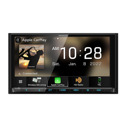 Kenwood DMX958XR 6.8" Multimedia Receiver w/ CMOS-230LP1 Universal Backup Camera
