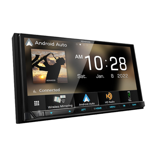 Kenwood DMX908S 6.95" Multimedia Receiver w/ CMOS-230LP1 Universal Backup Camera