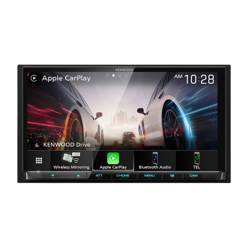 Kenwood DMX9708S 6.95" Multimedia Receiver w/ CMOS-230LP1 Universal Backup Camera