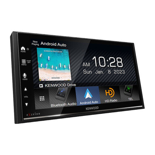 Kenwood DMX709S 6.8" Multimedia Receiver w/ CMOS-230LP1 Universal Backup Camera