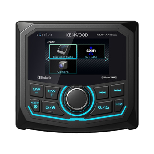 Kenwood eXcelon KMR-XM500 Digital Media Receiver w/ XM65BL 6.5" Coaxial Speakers